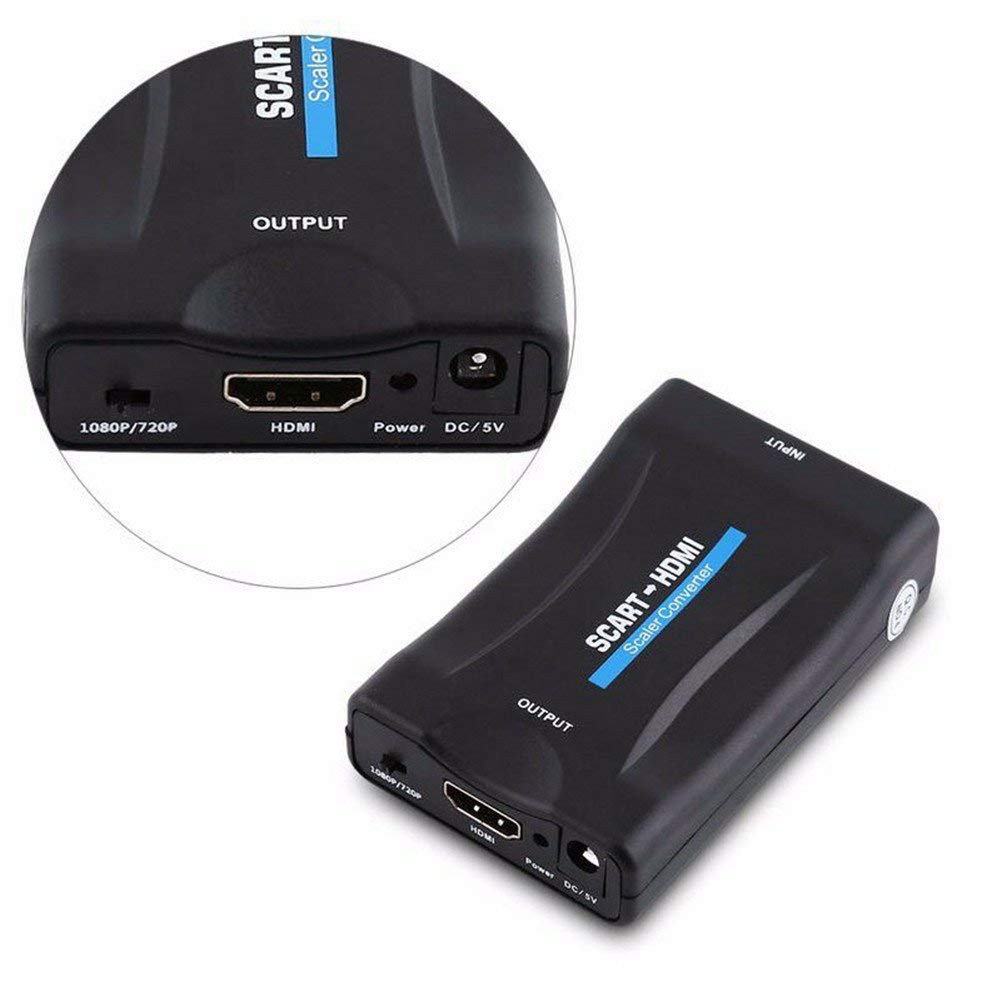 (Đang Bán) Bộ Chuyển Đổi 1080p Scart Sang Hdmi Cho Tv Hdtv Stb Vhs Xbox Ps3 Sky Dvd Blu-Ray