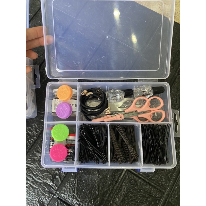 Hộp Chia Gim ( lens , nhíp .. )