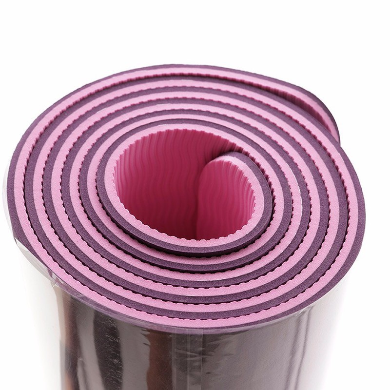 [FREE SHIP]TThảm tập yoga Mat8mm 2 lớp TPE Eco Friendly ( tặng kèm túi vải)