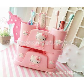 🌸🌸 Cốc đánh răng và kệ để đồ Hello Kitty ☘☘