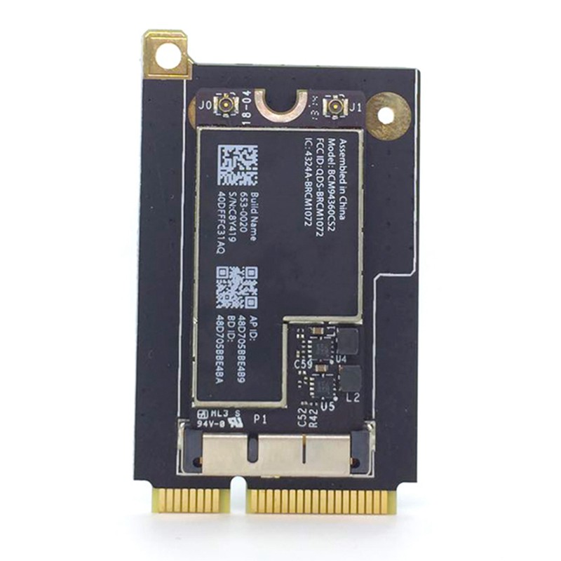 Express Adapter Converter 52-Pin Mini PCI-E Card for Broadcom BCM94360CD BCM943602CS BCM94360CS2 BCM94331CD BCM943224P