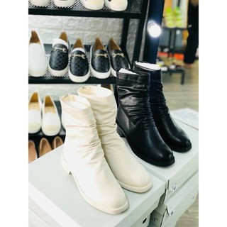 Bốt da nhún MIJILI kèm ảnh thật