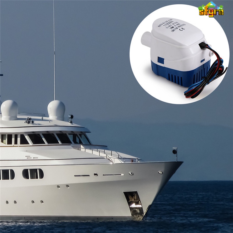Máy Bơm Nước 12V Tự Động 12V Có Công Tắc Cho Thuyền Tự Động
