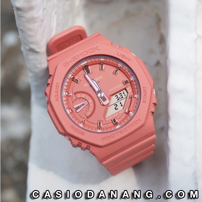 Đồng hồ nữ dây nhựa Casio G-Shock chính hãng Anh Khuê GMA-S2100-4A2DR (42mm)