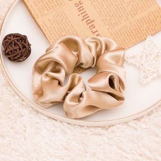 Buộc tóc vải scrunchies phi bóng chấm bi