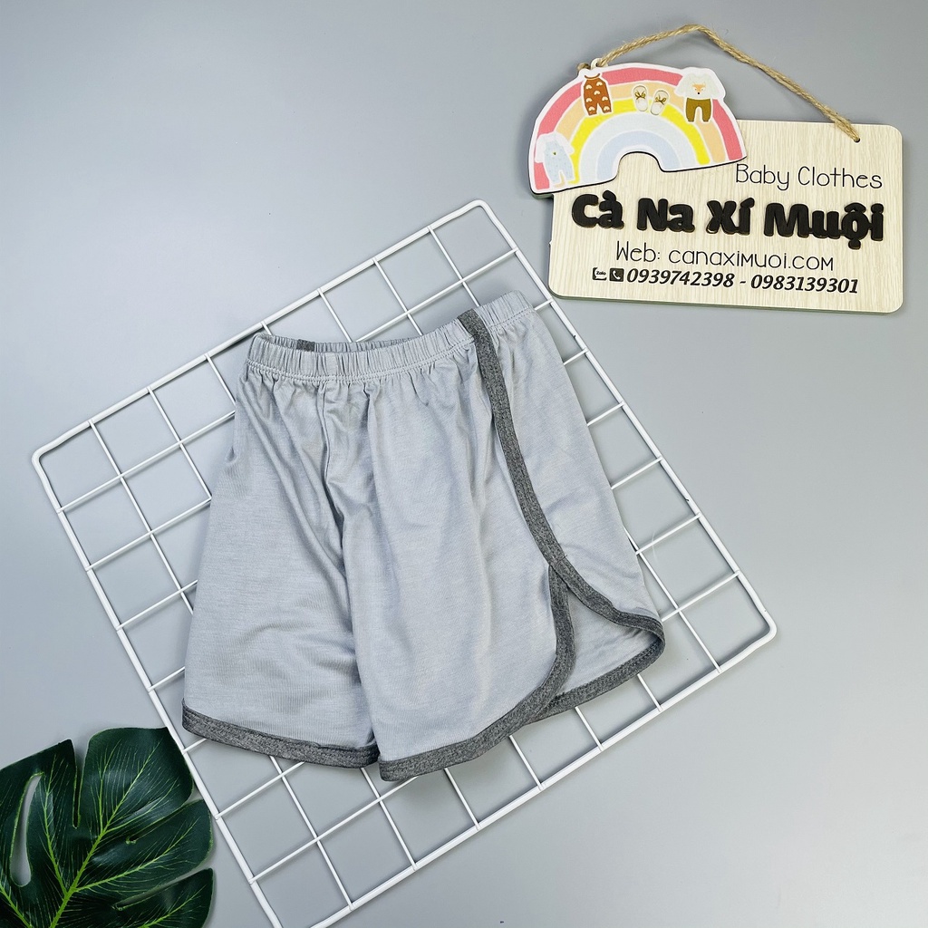 FULLSIZE9-32KG Set 4 Quần Ngắn Thun LạnhFREE SHIPHàng Chuẩn Hoạ Tiết Dể Thương Cho Bé Gái Bé Trai, Đủ