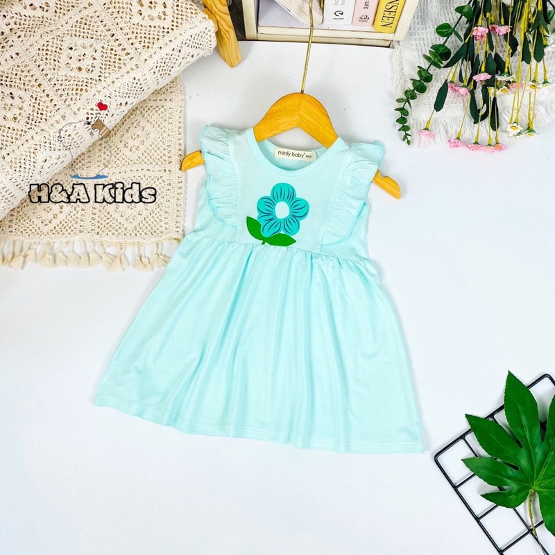 [8-20kg]Váy đầm bé gái họa tiết bông hoa - HÀNG CHÍNH HÃNG cho bé Size 80-130