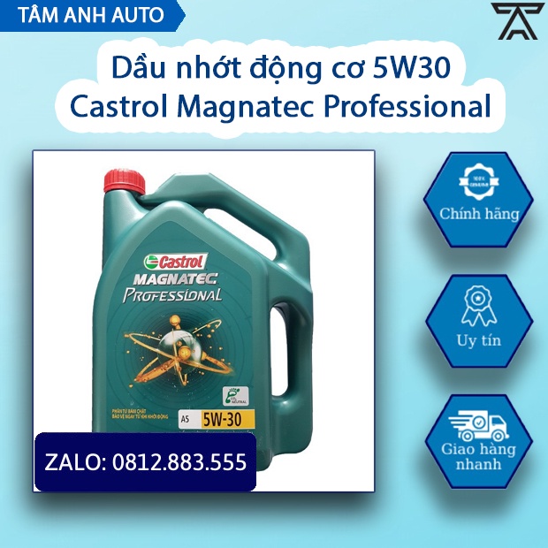 Dầu nhớt động cơ Castrol Magnatec Professional 5W30