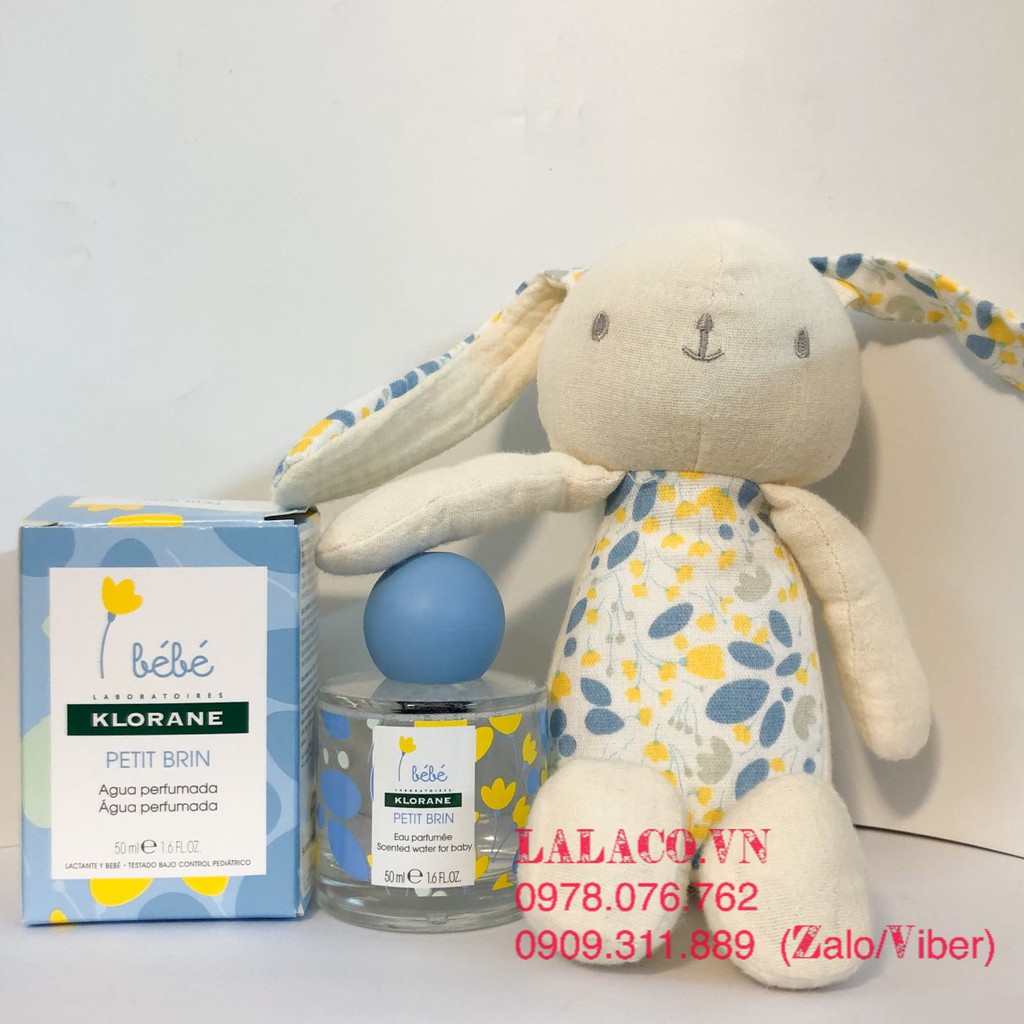[Mẫu mới] Bộ Nước Hoa - Gift Set Klorane 50ml + tặng kèm thỏ bông - Hàng Pháp | Thế Giới Skin Care
