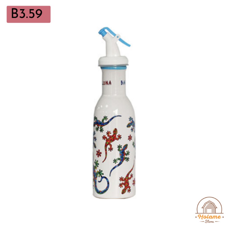 Lọ đựng gia vị, hũ gia vị bằng sứ 100ml đựng nước tương, dầu ăn, nước mắm phong cách Tây Ban Nha