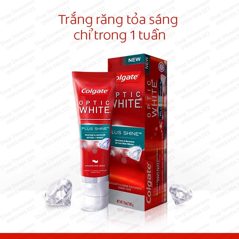 Kem đánh răng Colgate Optic White 100g