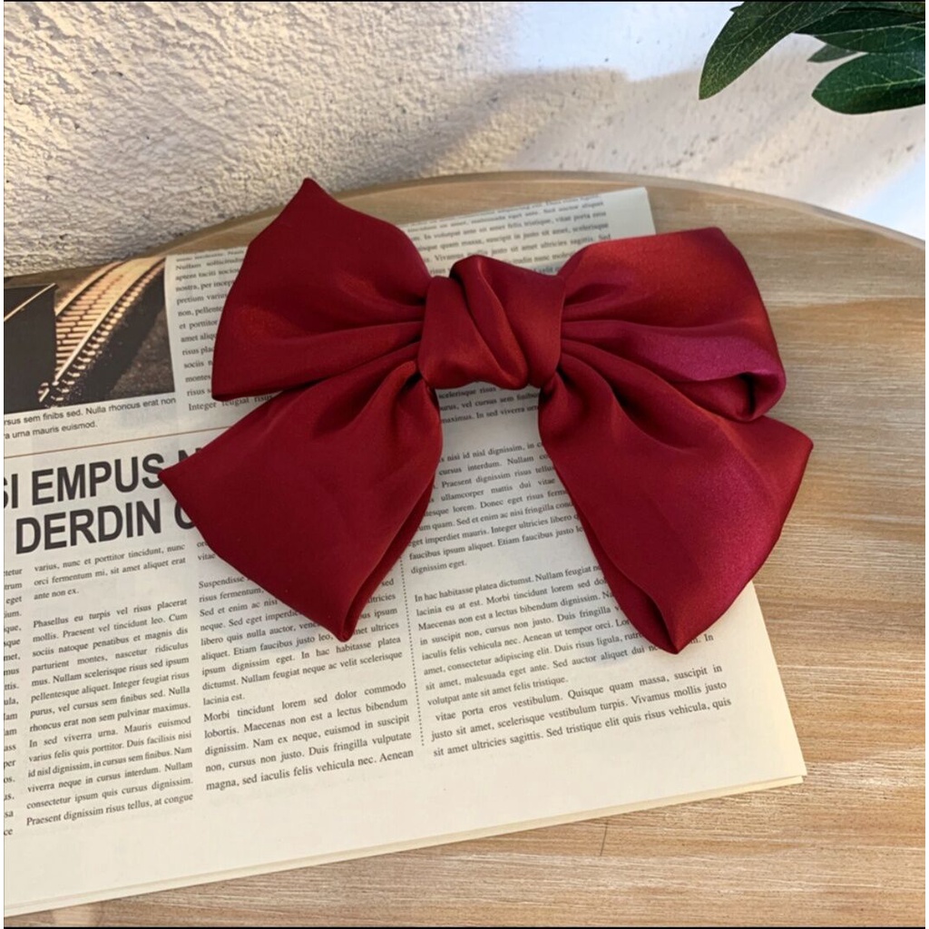 Kẹp Tóc Hình Nơ Lớn Dành Cho Nữ