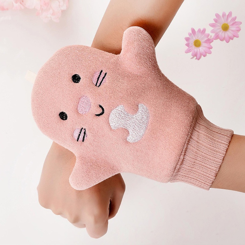 Găng tay đi tắm hình xương rồng hoạt hình dễ thương cho bé