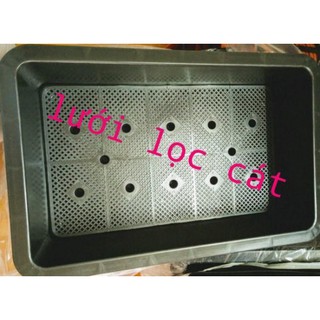 Combo 5 Khay trồng rau thông minh 65cm (kích thước 65 x 43 x 16cm)