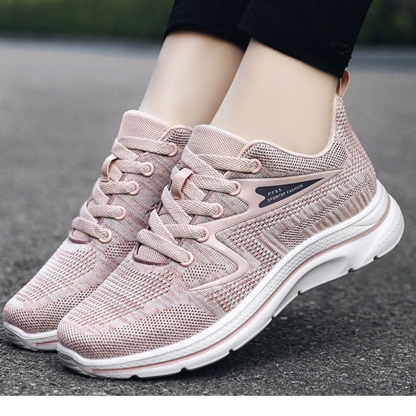 Giày Thể Thao Nữ Xuất Khẩu Kiểu Dáng Hàn Quốc Cao Cấp Mẫu Mới Êm Chân Thoáng Khí Gttn12