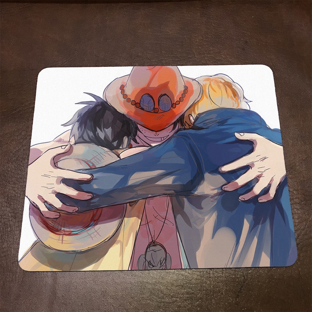 Lót chuột máy tính Anime one piece wallpaper 2 Mousepad cao su êm ái. Nhận in theo yêu cầu