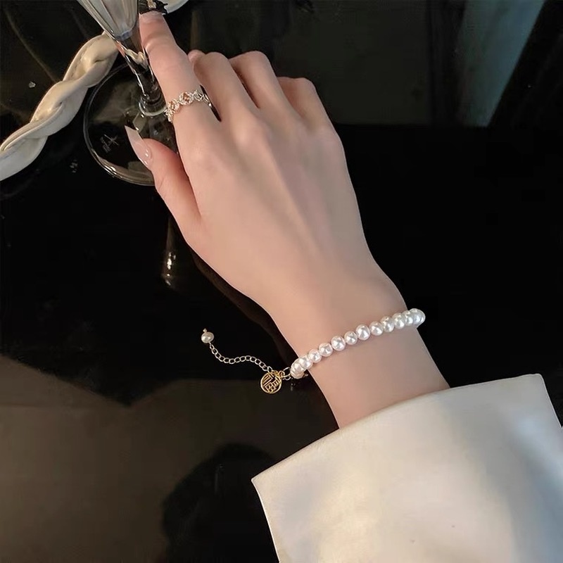 Vòng tay Fu phong cách retro sang trọng nhẹ nhàng cho học sinh nữ