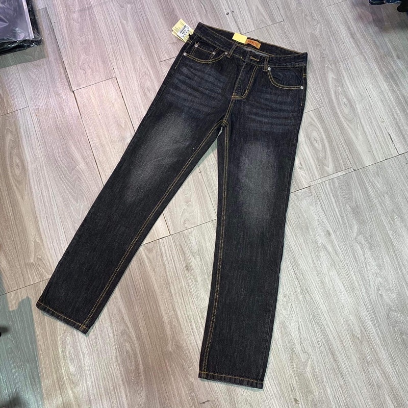 Quần bò xuông nam CK ke.vil Leviss 2216, quần bò nam ống xuông thời trang