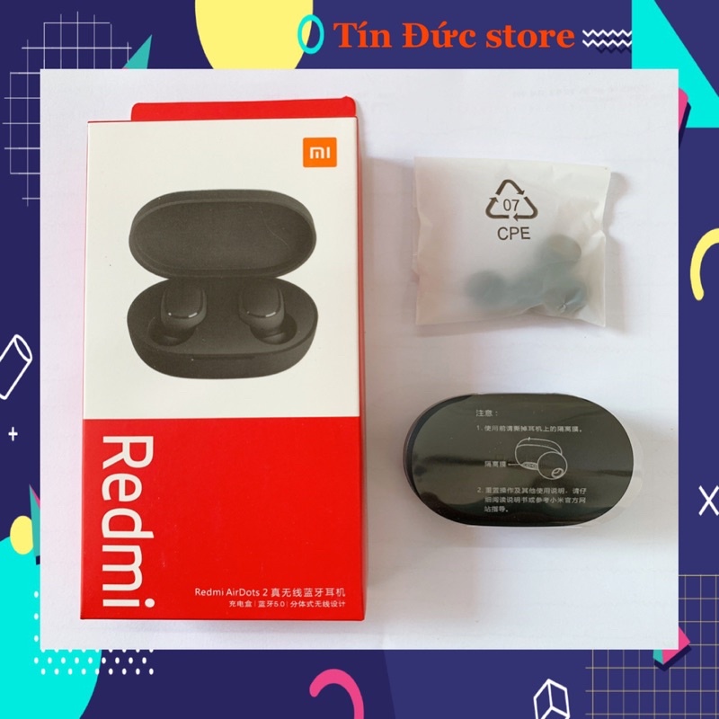 Tai nghe Bluetooth True Wireless Redmi Airdots 2 chính hãng XIAOMI bảng Quốc Tế | BigBuy360 - bigbuy360.vn