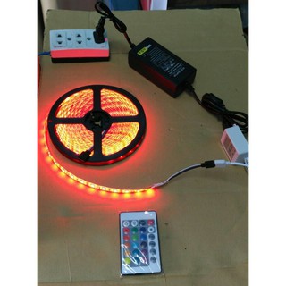 Cuộn Led dây dán 5050 điện 12V - cuộn 5 mét có keo chống nước IP65 Đủ màu