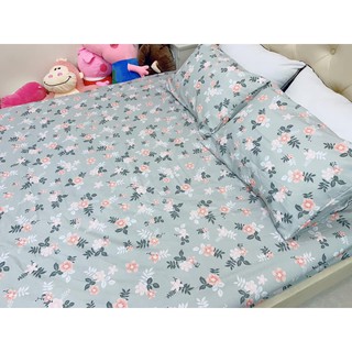 Bộ ga gối Poly cotton Hoa nhí
