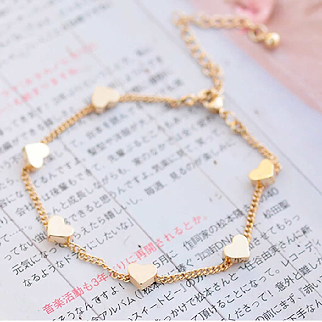 Lắc tay mạ vàng đính hình sao xinh xắn