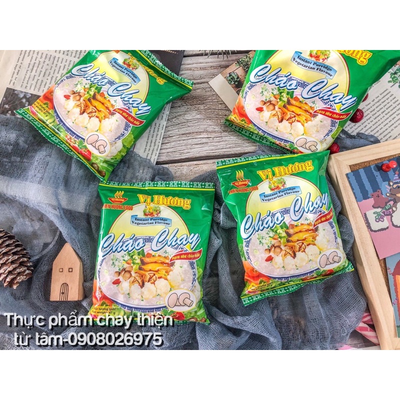 Cháo Chay Ăn Liền Vị Hương THIỆN TỪ TÂM Hạt Cháo Mềm Ngọt Dinh Dưỡng