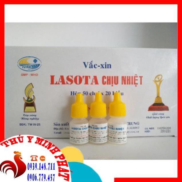 VACIN LASOTA CHỊU NHIỆT loại 5ml 25 liều (vacin dịch tả gà)