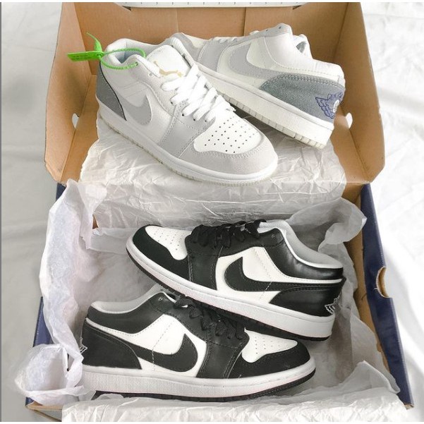 Giày 𝐉𝐨𝐫𝐝𝐚𝐧 1 low panda đen trắng nam nữ, Giày thể thao sneaker JD1 panda bản đẹp cổ thấp basic full box bill | BigBuy360 - bigbuy360.vn