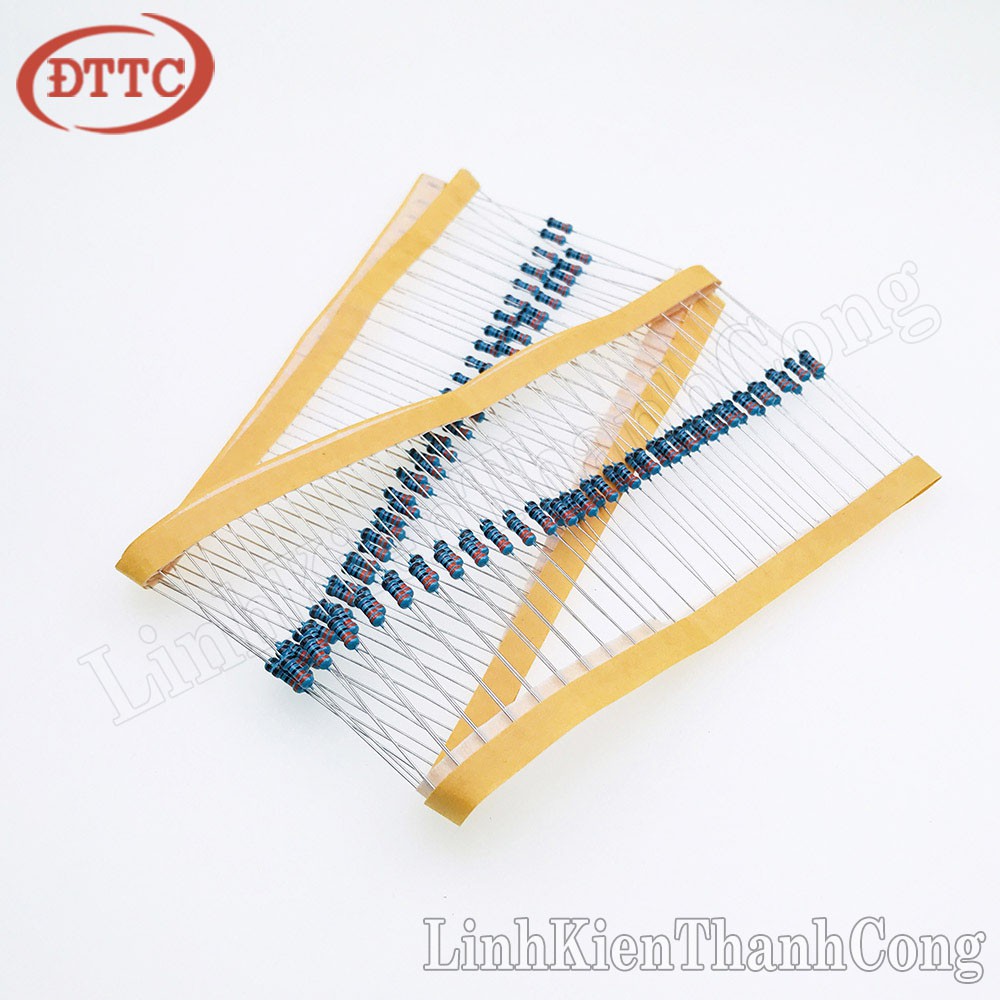 Điện trở 1/4W 10R 22R 33R 47R 68R 100R 120R 220R 330R 470R 1% (100 chiếc)