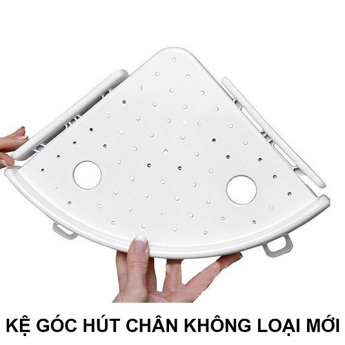 [HOT+FREE SHIP] KỆ GÓC TAM GIÁC HÚT CHÂN KHÔNG MẪU MỚI