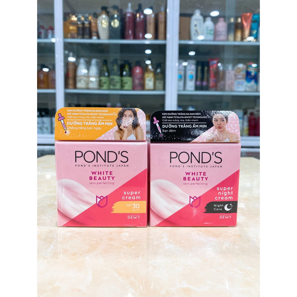 Kem dưỡng Pond's White Beauty Trắng Hồng Rạng Rỡ Ngày (Ban ngày SPF30pa+++/ 50g)