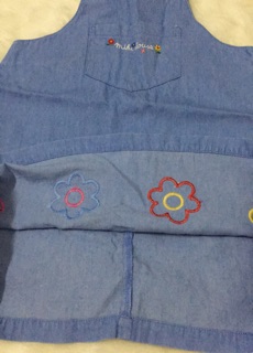 yếm bé gái size 100 2hand giang lê