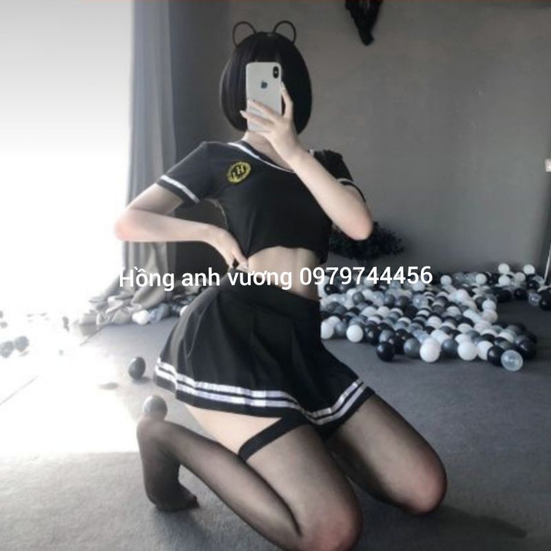 đồ hóa trang học sinh nữ sinh cổ vũ cổ động gợi cảm