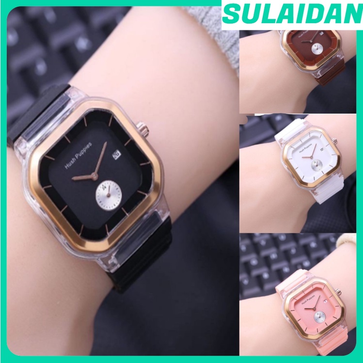 Hush Puppies Đồng Hồ Quartz Dây Cao Su Cho Nữ