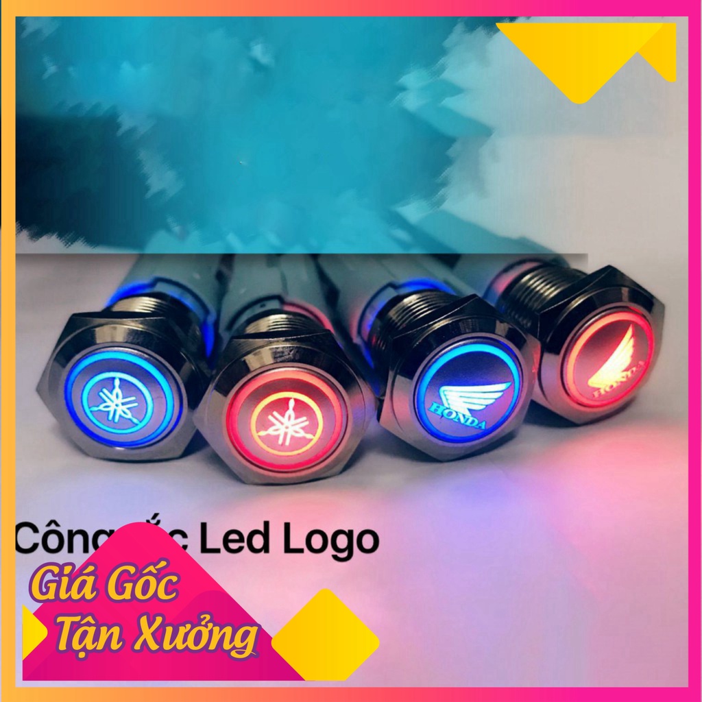 🥇 CÔNG TẮC LED LOGO ( HONDA, YAMAHA,MONTER,POWER) TẶNG KÈM JACK CẮM 🥇 (Ảnh Sp thật)