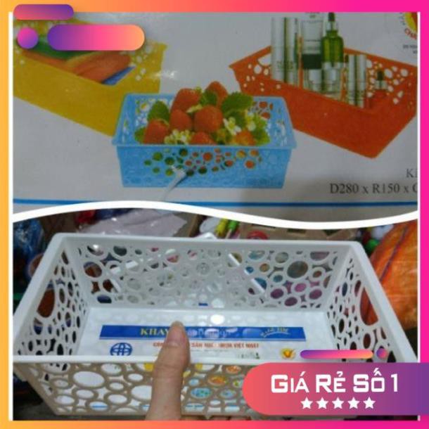 Rổ nhựa chữ nhật giá sỉ