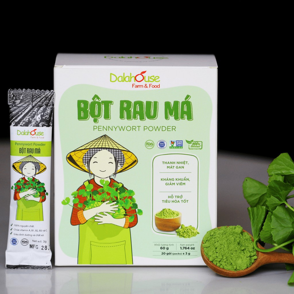 [ Giá siêu rẻ ] BỘT RAU MÁ NGUYÊN CHẤT - HỘP 60gr