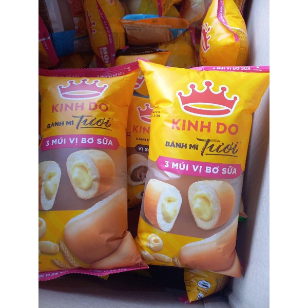 Bánh Mì 3 Múi vị Bơ Sữa Kinh Đô