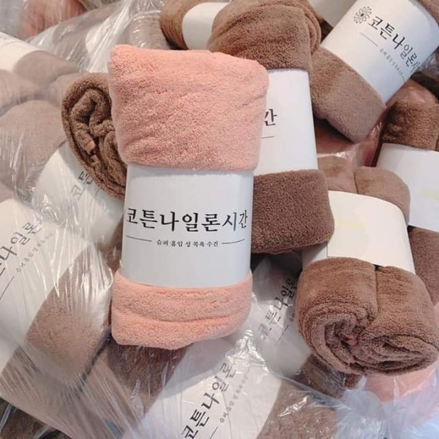 Khăn bông cao cấp mềm mịn xuất Hàn