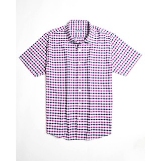 ÁO SƠ MI NAM NGẮN TAY COTTON SỌC CA RÔ ĐỎ ĐEN