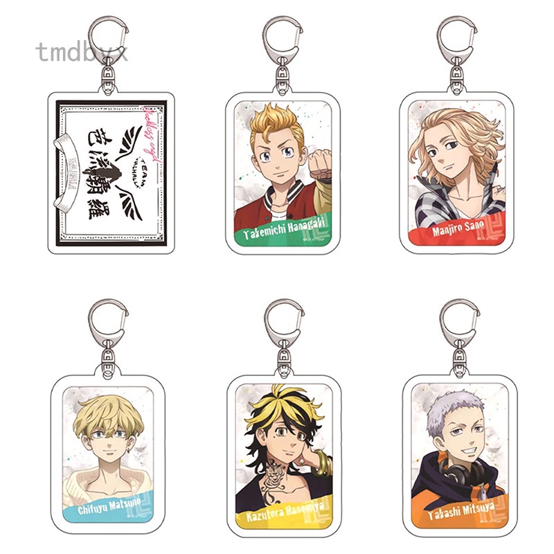 Tmdbyx Móc khóa nhựa acrylic hình nhân vật Anime Tokyo Revengers