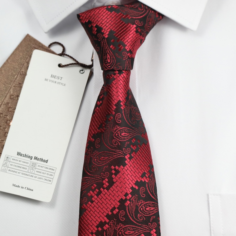 Cà Vạt 7CM Họa Tiết Hoa Sọc Caro Phong Cách Doanh Nhân Thời Trang Mới Cho Nam