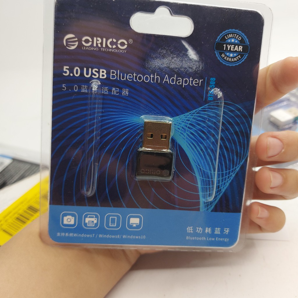 Bộ chuyển đổi bluetoth 5.0 ORICO BTA -508 – CHÍNH HÃNG – Hỗ trợ máy tính kết nối Bluetooth với Thiết bị khác