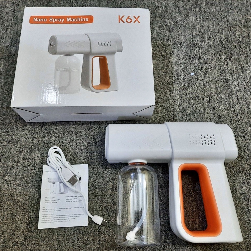 Súng Phun Khử Khuẩn Phun Sương Diệt Khuẩn Tiệt Trùng Diệt Khuẩn Bằng Tia UV K6X New 2022