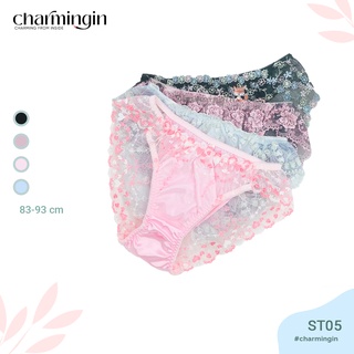 Quần lót ren lưới satin quyến rũ cao cấp - QLST0005