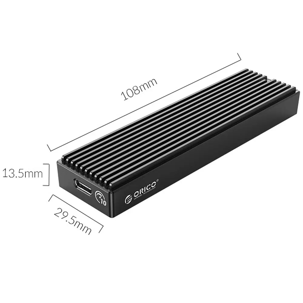 Box di động SSD M.2 PCIe NVMe to USB 3.1 Gen2 TypeC Orico M2PVC3 Aluminum