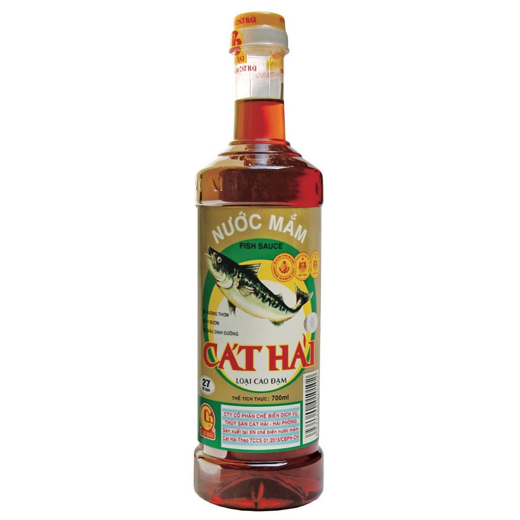 Nước Mắm Cát Hải Cao Đạm Chai nhựa 700ml