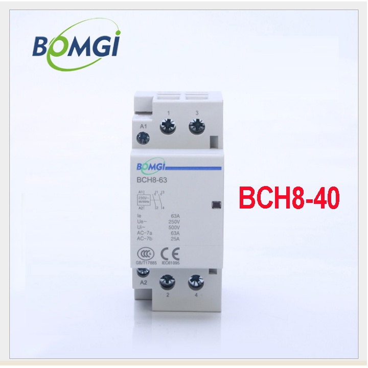 Khởi động từ 1 pha BOMGI BCH8 25A 32A 40A 63A 220v