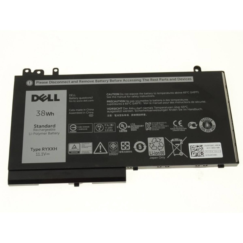 (BATTERY) PIN LAPTOP DELL E5450 (ZIN) (3 CELL) dùng cho Latitude E5250 E5450 E5550, RYXXH